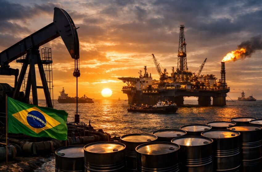  Brasil bate o próprio recorde de produção de petróleo, o pré-sal explica o crescimento 