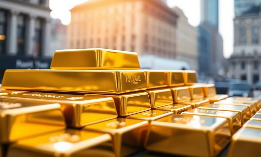  Ouro mantém-se inalterado em meio a incertezas comerciais
