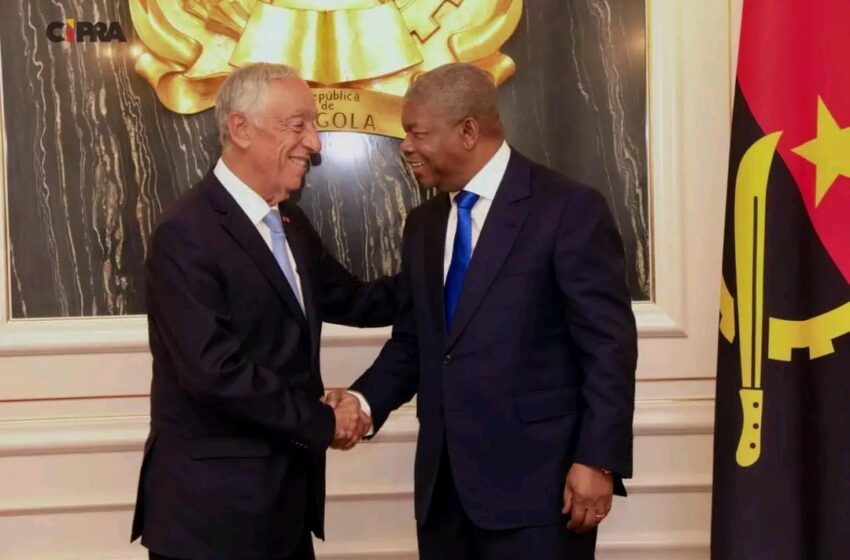  Marcelo Rebelo de Sousa recebido por João Lourenço no Palácio Presidencial