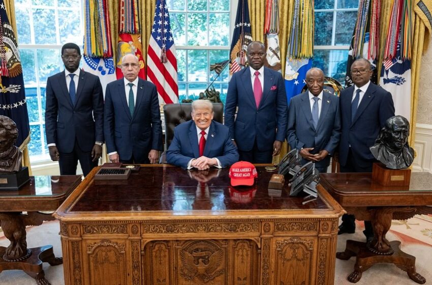  Trump recebe líderes africanos na Casa Branca para reforçar cooperação