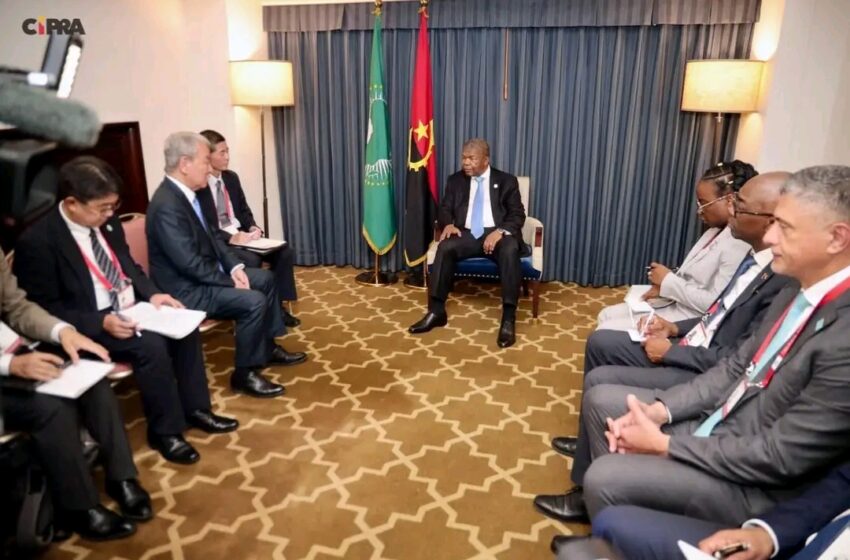  João Lourenço reúne-se com presidente da JICA em Yokohama