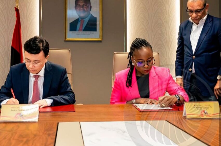 Angola e o Banco da China assinam acordo para financiamento de projectos estratégicos