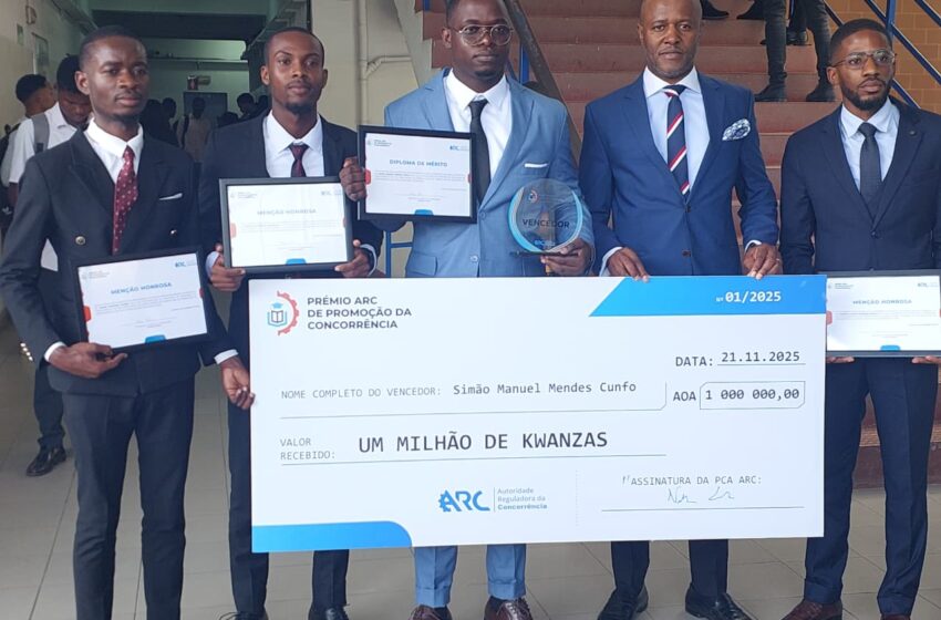  Simão Mendes Cunfo é o vencedor do Prémio ARC de Promoção e Concorrência, com nova edição garantida para 2026 
