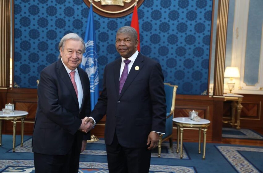  Secretário-Geral da ONU é recebido no Palácio da Cidade Alta pelo Presidente João Lourenço 