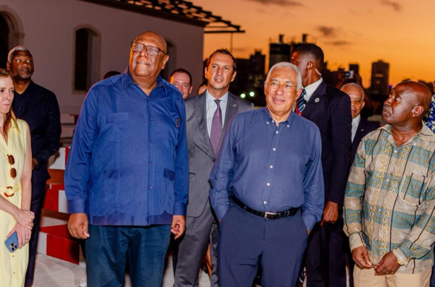  Ministro da Cultura e Presidente do Conselho Europeu visitam obras do futuro Museu da Luta de Libertação Nacional