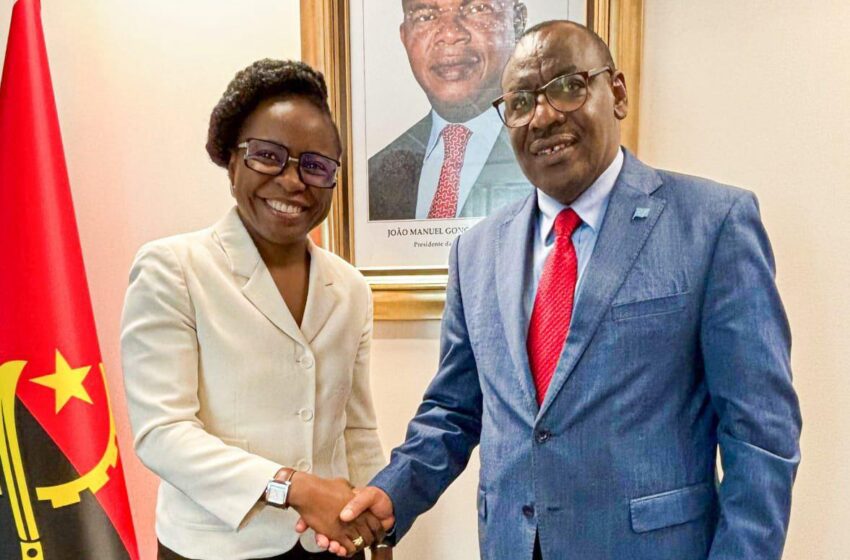  Ministra das Finanças recebe o secretário executivo da UNECA 