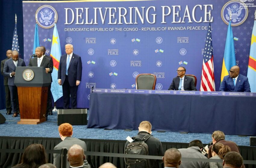  João Lourenço em destaque no acordo de paz entre Ruanda e RDC assinado em Washington