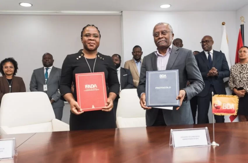  BDA e FADA reforçam cooperação no financiamento ao sector agrícola