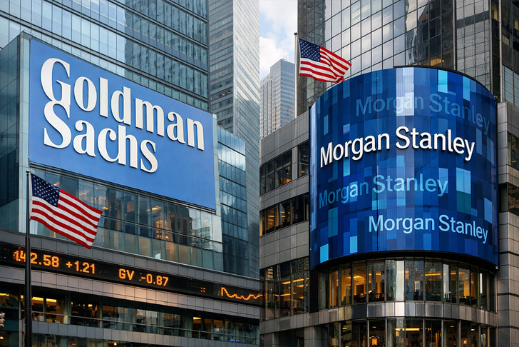  Goldman Sachs e Morgan Stanley registam forte aumento dos lucros com impulso dos mercados financeiros