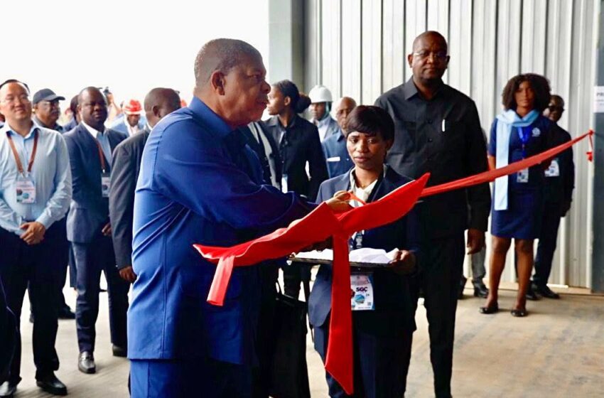  Presidente João Lourenço inaugura fábrica de alumínio com investimento chinês de 212,9 milhões de dólares