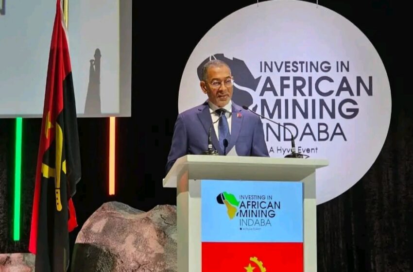  Diamantino Azevedo convida empresas internacionais a investir no sector mineiro angolano