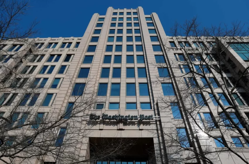  Washington Post prepara-se para dispensar centenas de trabalhadores