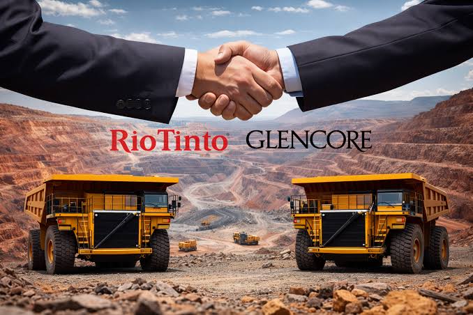  Negociações entre Rio Tinto e Glencore terminam sem acordo para megafusão