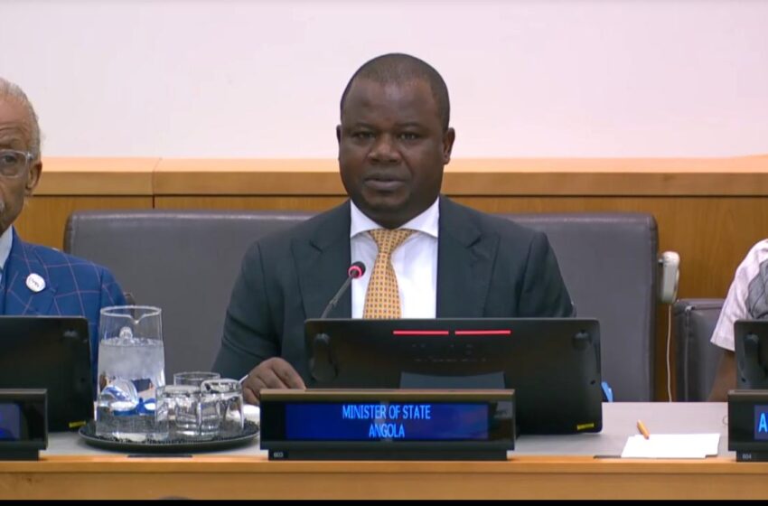  Angola vota a favor de resolução da ONU sobre justiça reparatória pelo tráfico transatlântico