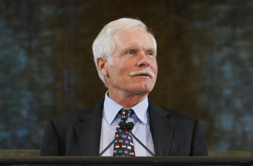  Morreu Ted Turner, o homem que inventou as notícias 24 horas e mudou o mundo 