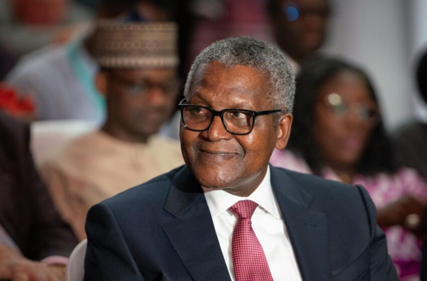  Dangote recupera fortuna perdida após pior sessão do ano na bolsa nigeriana