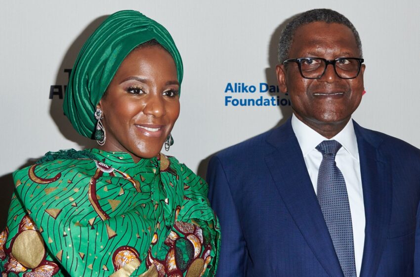  Herdeiros de Dangote apoiam plano do multimilionário nigeriano para doar um terço da sua fortuna de 36,5 mil milhões de dólares