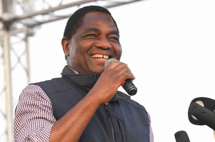  Hichilema conquista segundo mandato na Zâmbia