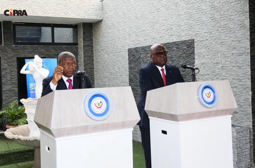  João Lourenço e Tshisekedi reforçam parceria no Corredor do Lobito com novo contrato na RDC