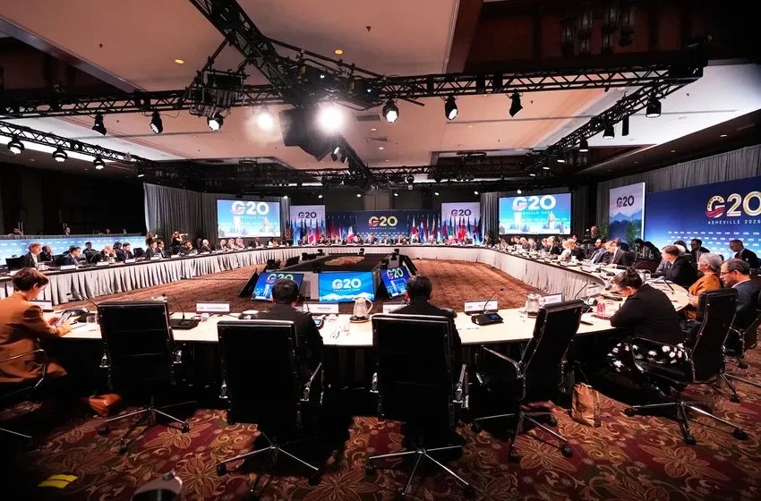  Ministros da Energia do G20 reunidos em Houston, no Texas, com a Rússia à mesa